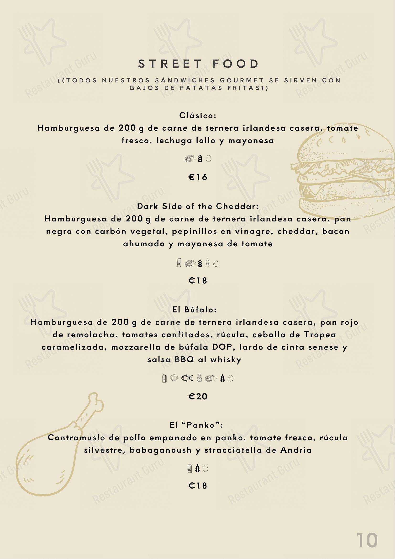 Menu di Beef Bazaar - Основное меню
