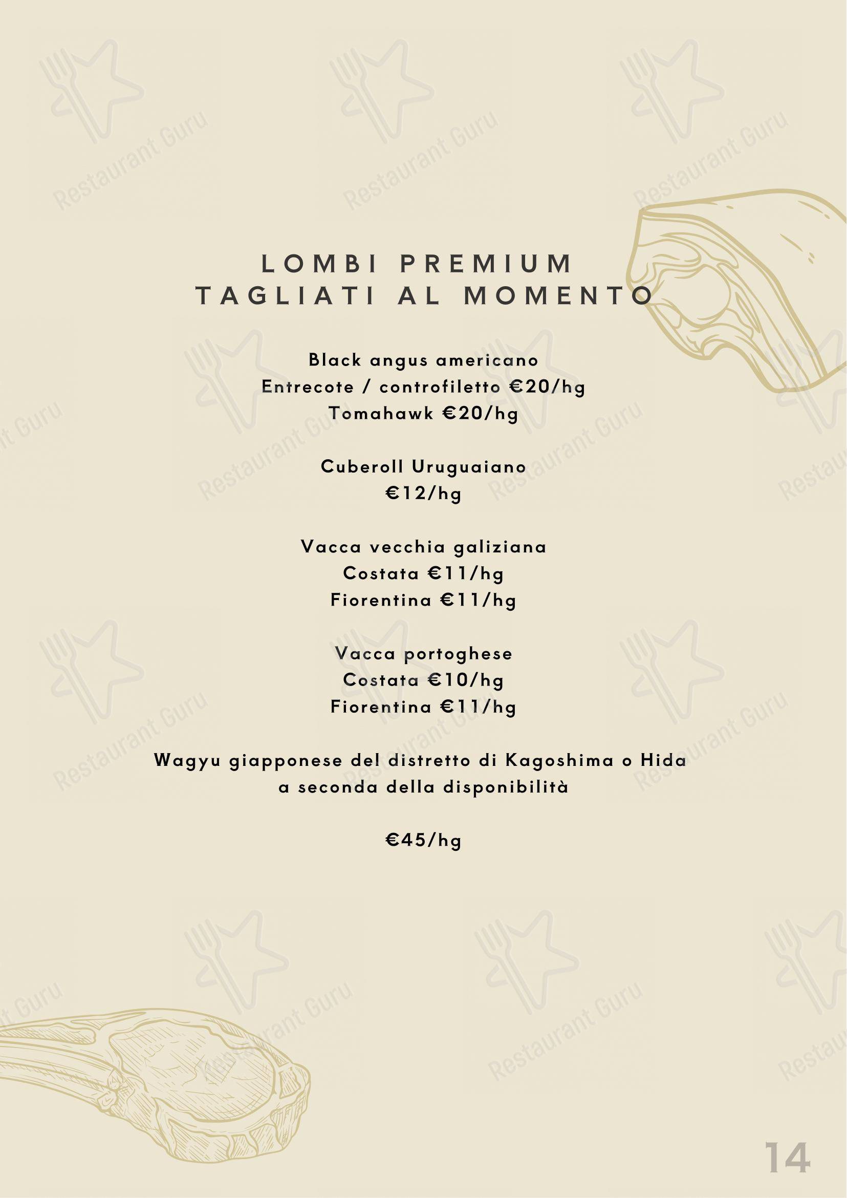 Beef Bazaar in Roma - Menu