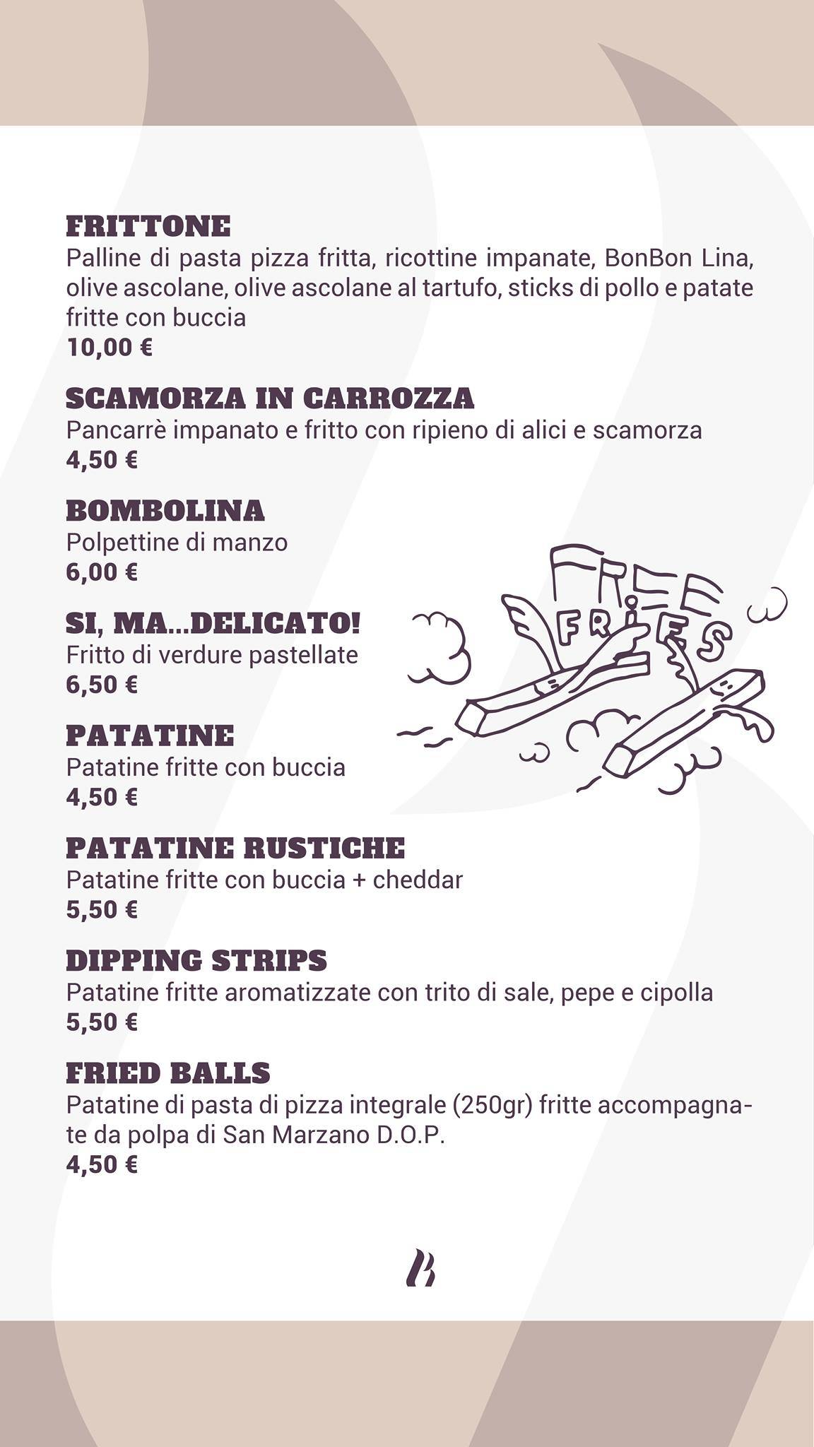 Menu di Beersheeba - Pizzeria Eduardo 