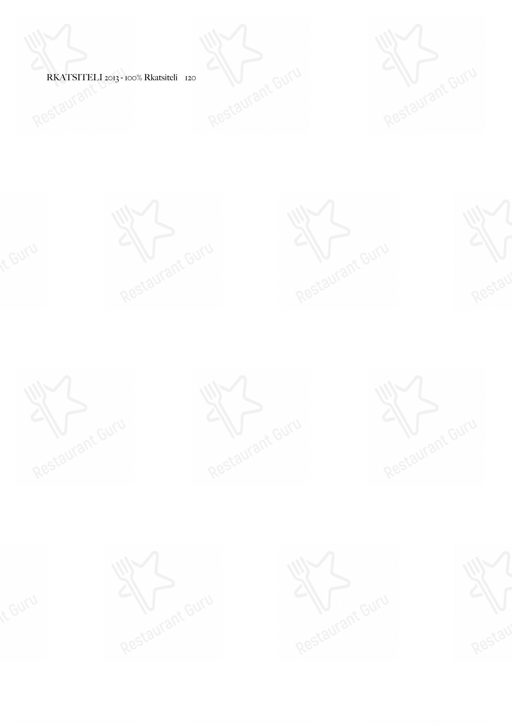 Menu per Belle Parti in Padova