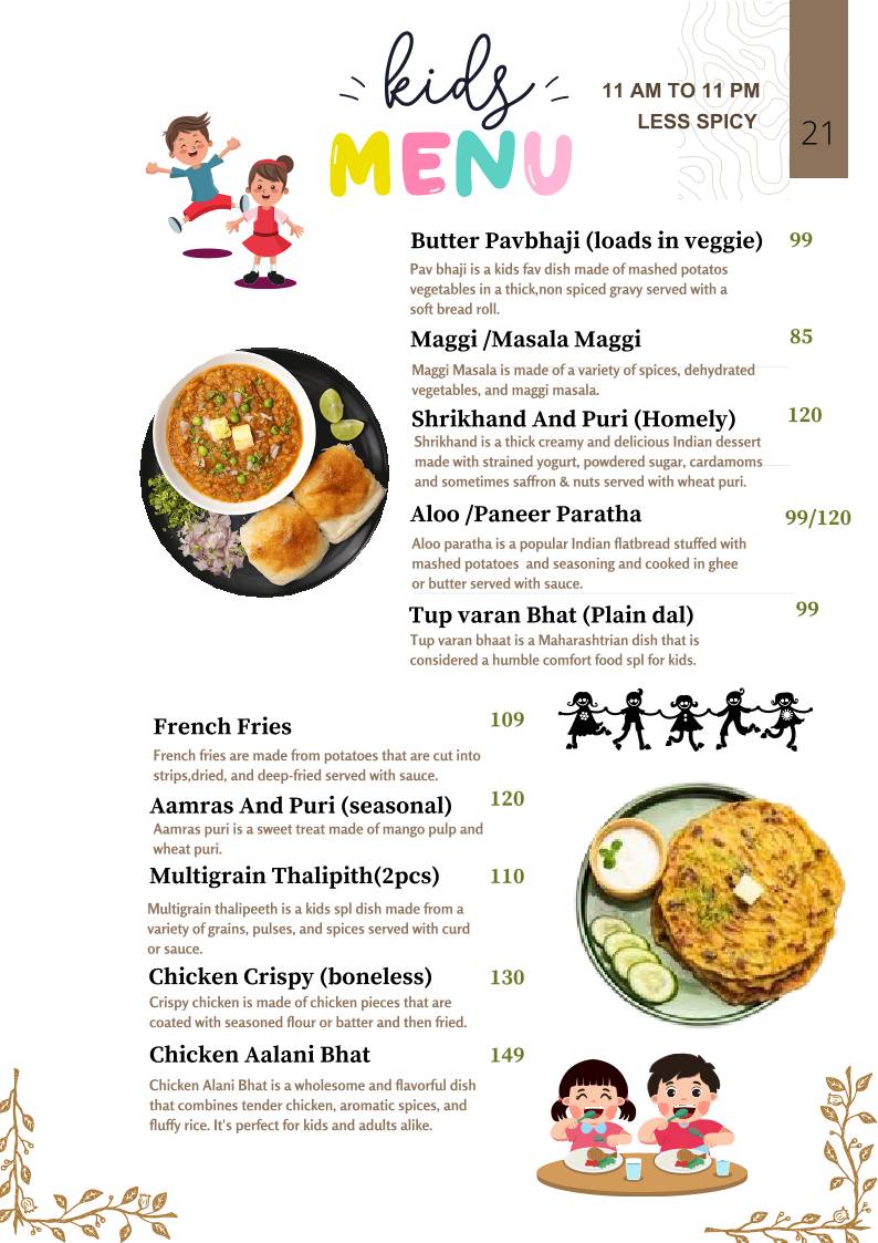 Marathi Katta Flavours Of Maharashtra menu