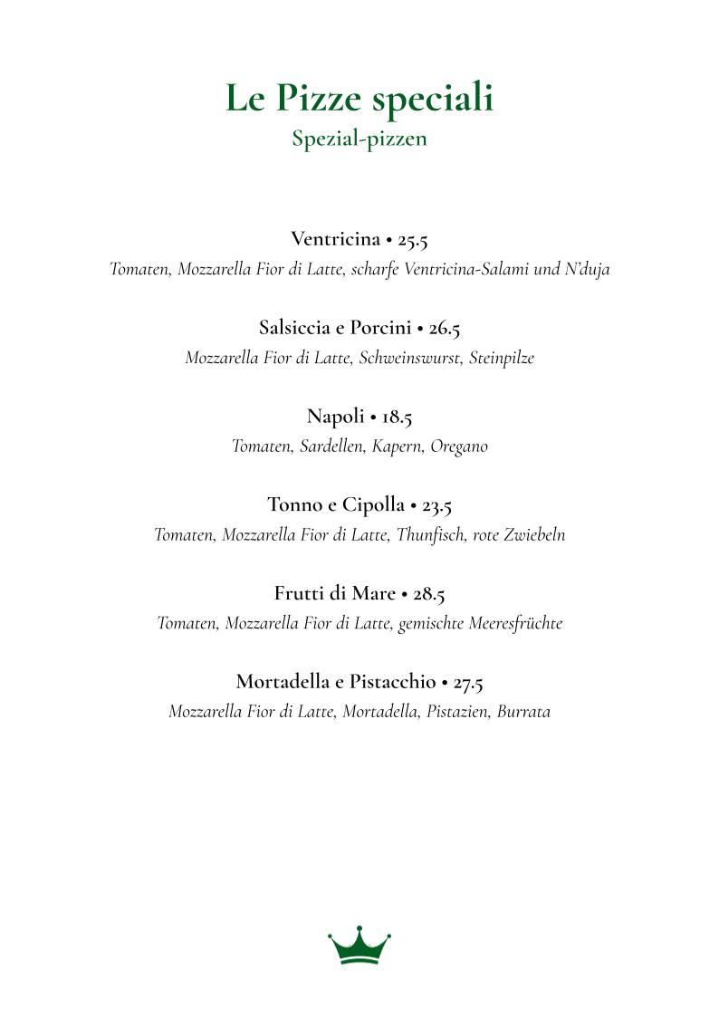 Menu di Krone 