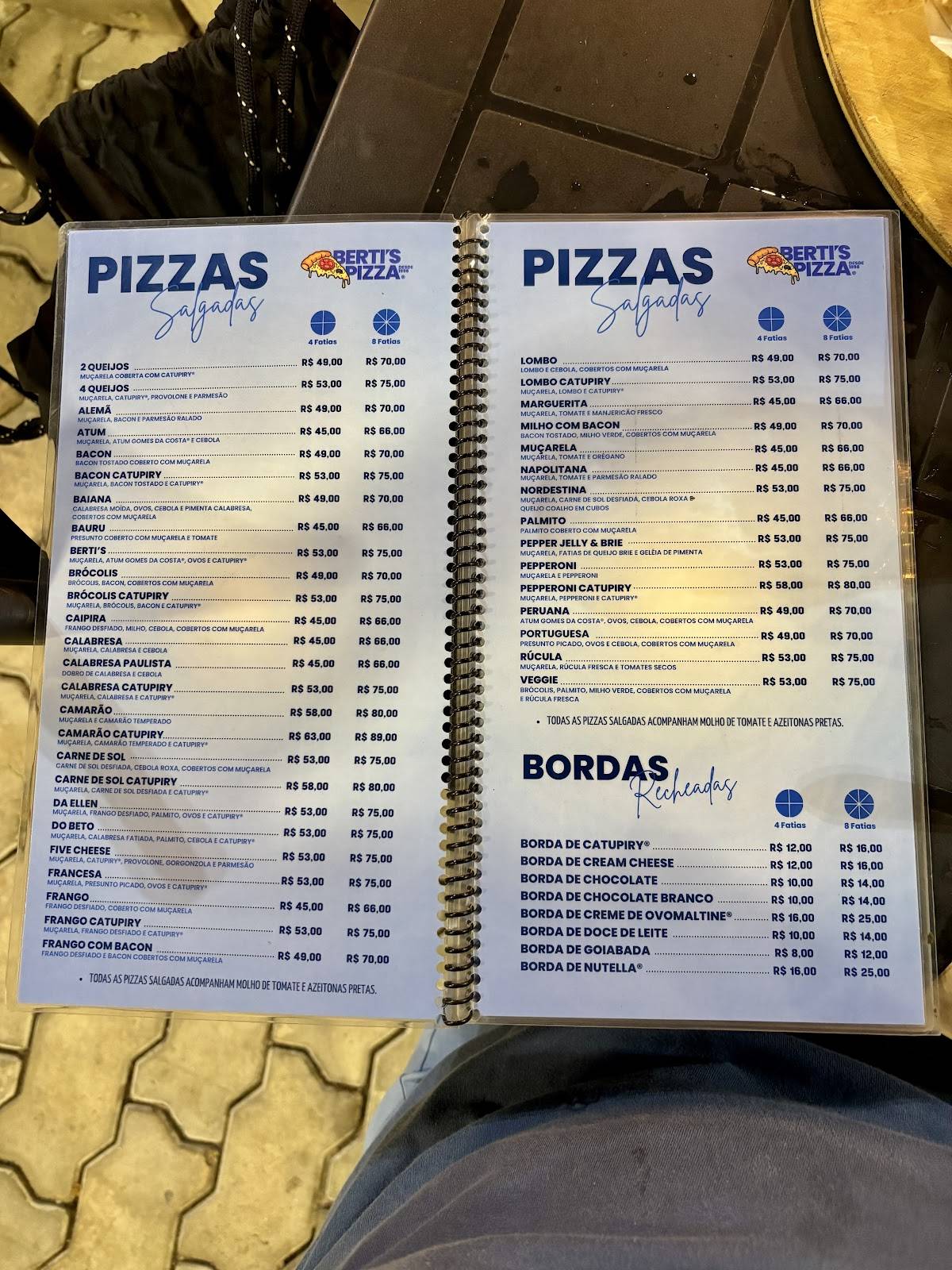 Berti's Pizza - Ponta Negra cardápio
