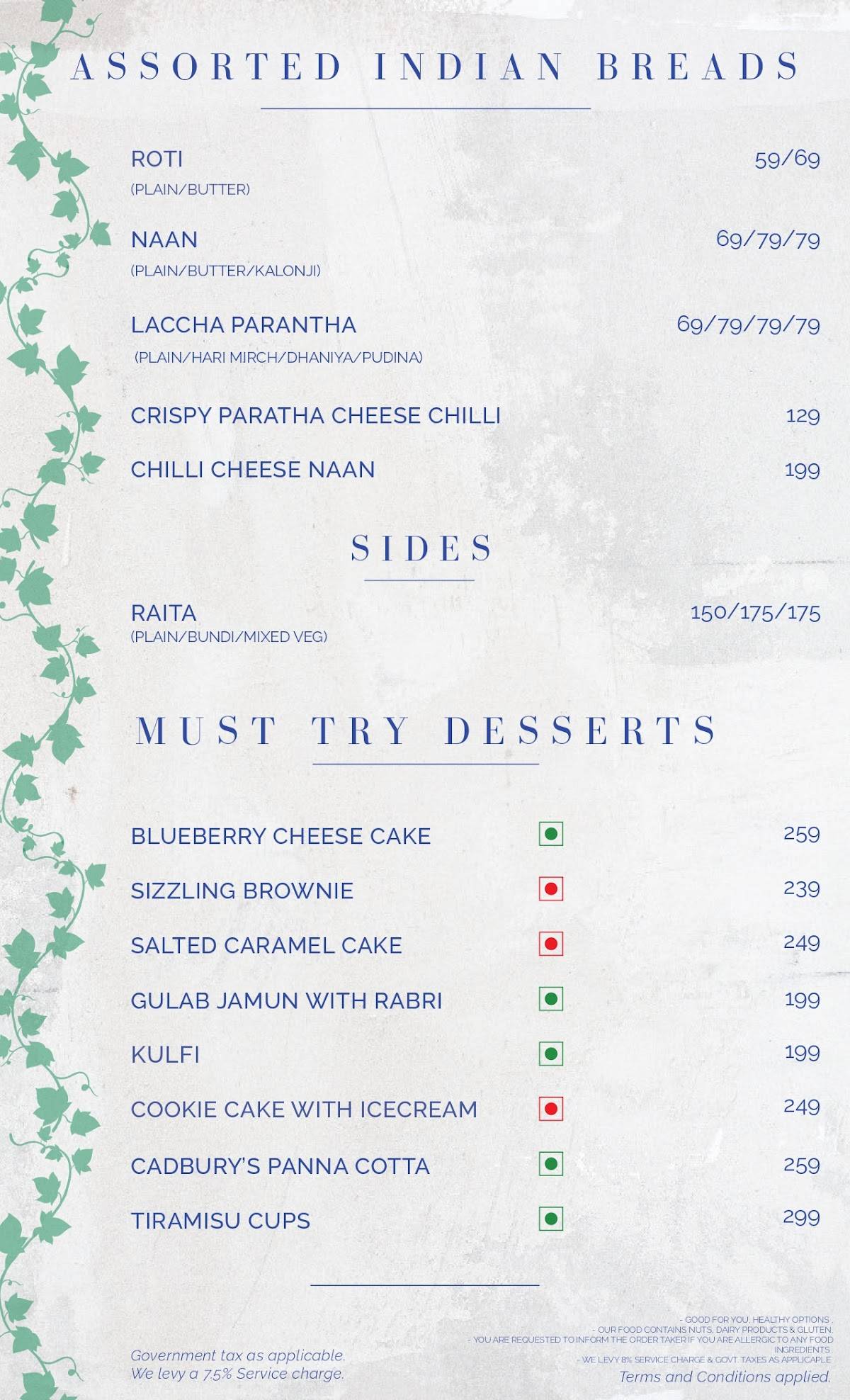 Big Bang Community (BBC) menu