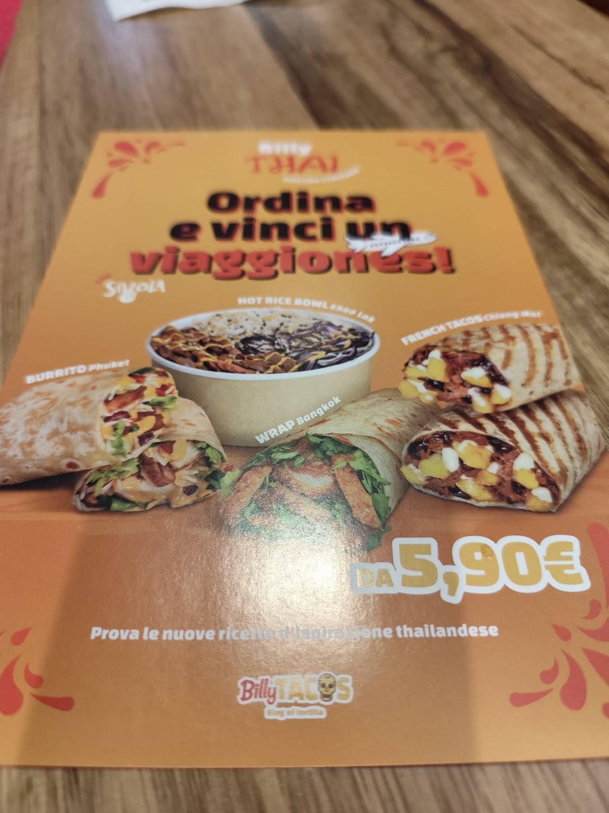 Menu di Billy Tacos - Vimercate 