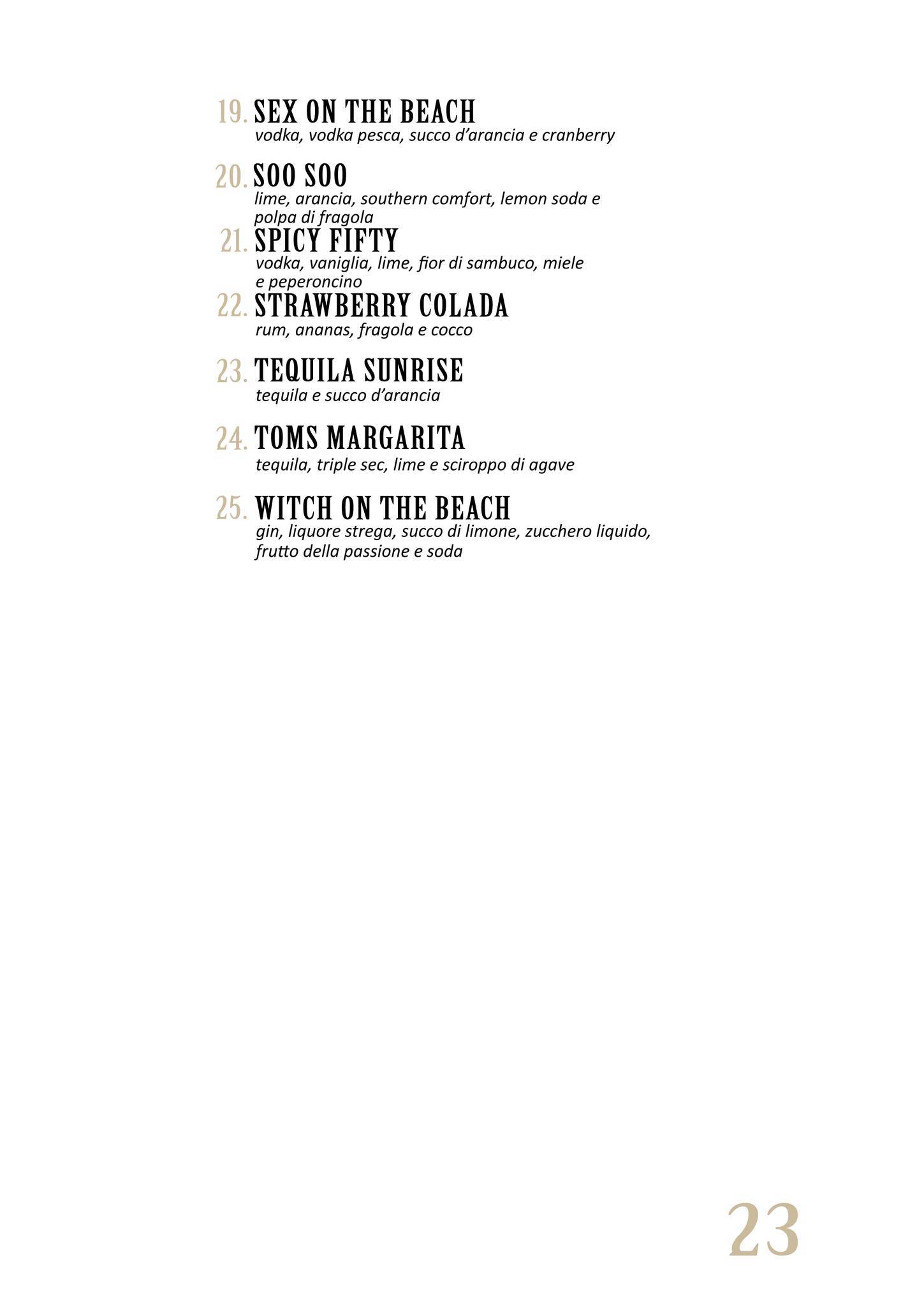 Menu di Bobos Wine Bar 