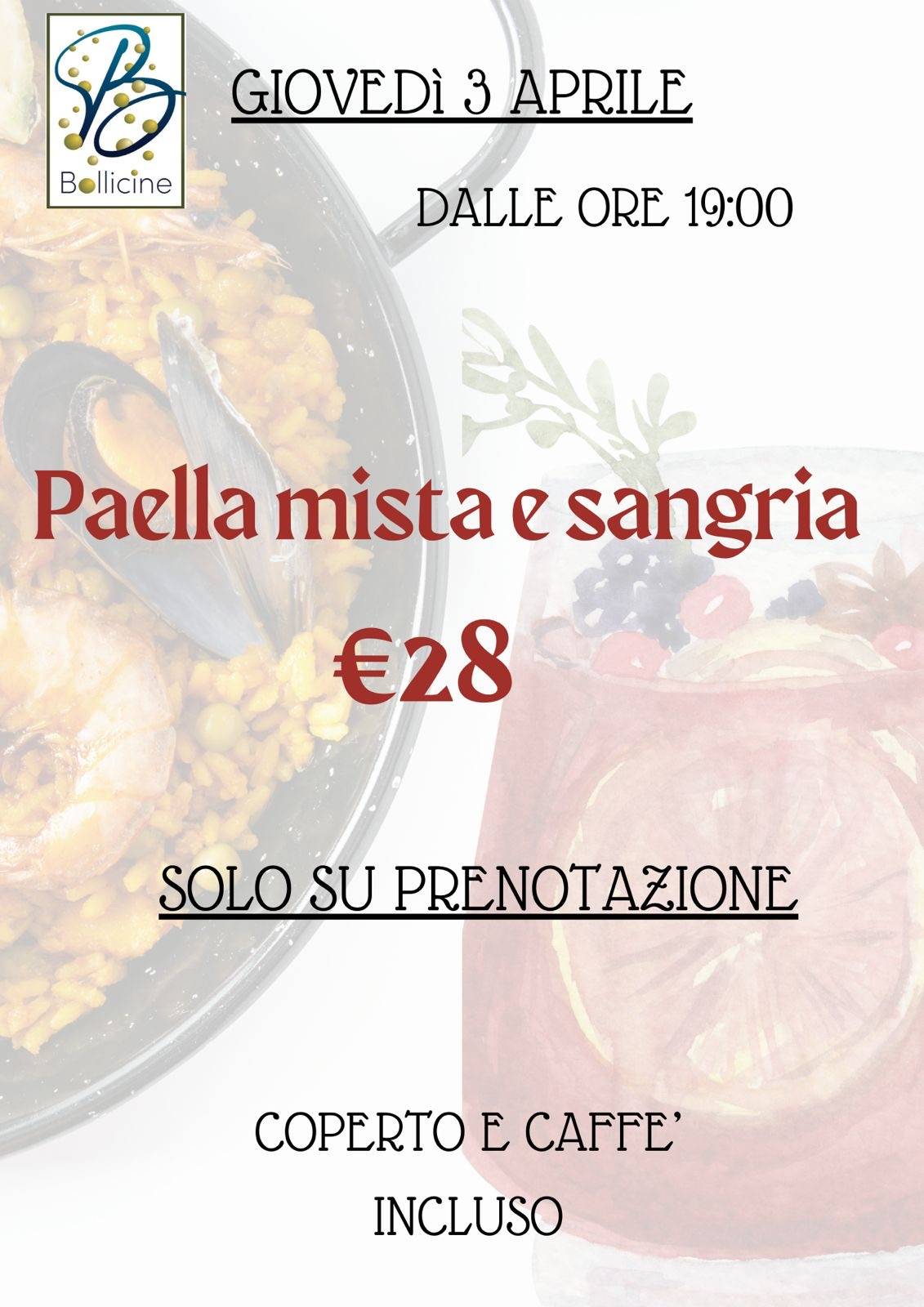 Menu di Bollicine Ristorante Ligure di Pesce fresco 