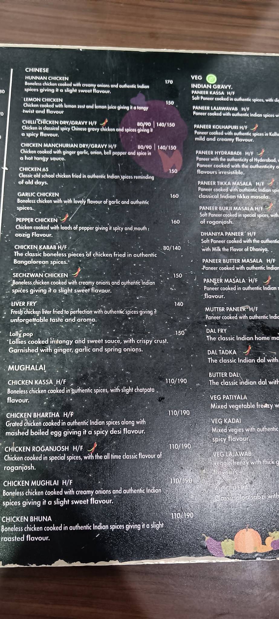 Bombay Dine Restaurant menu