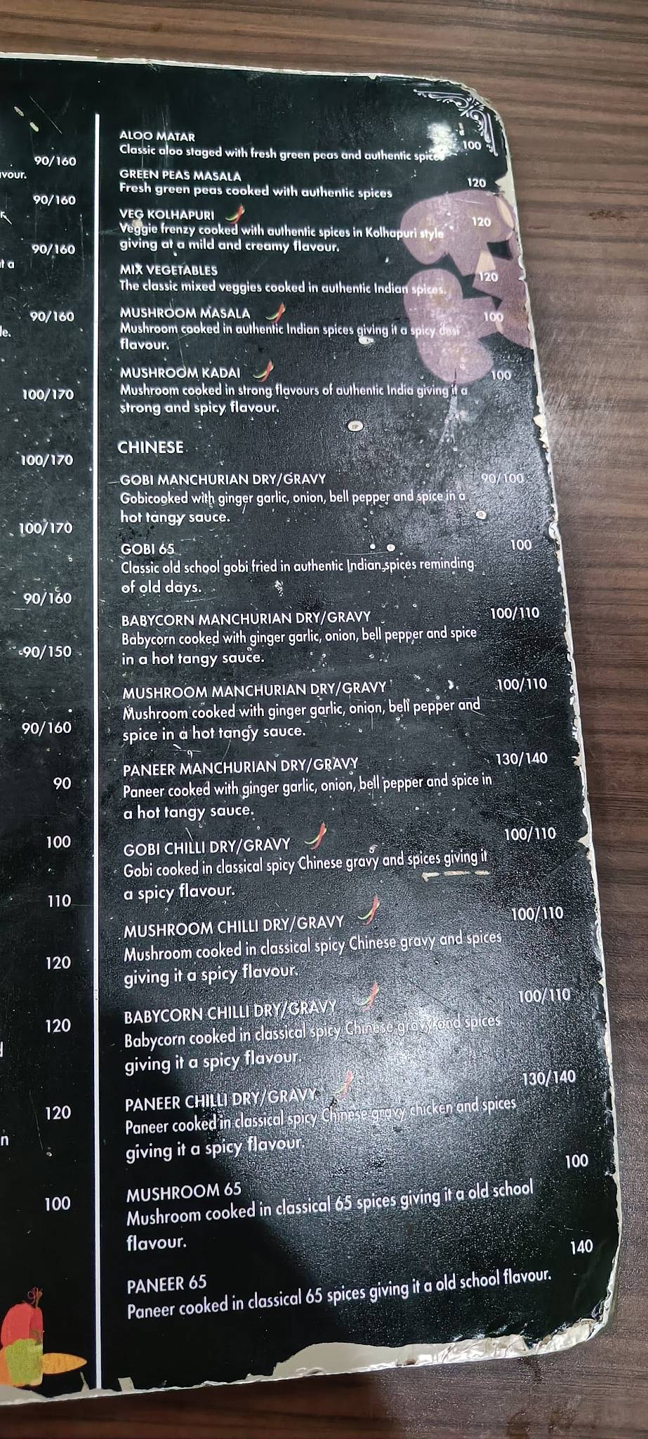 Bombay Dine Restaurant menu