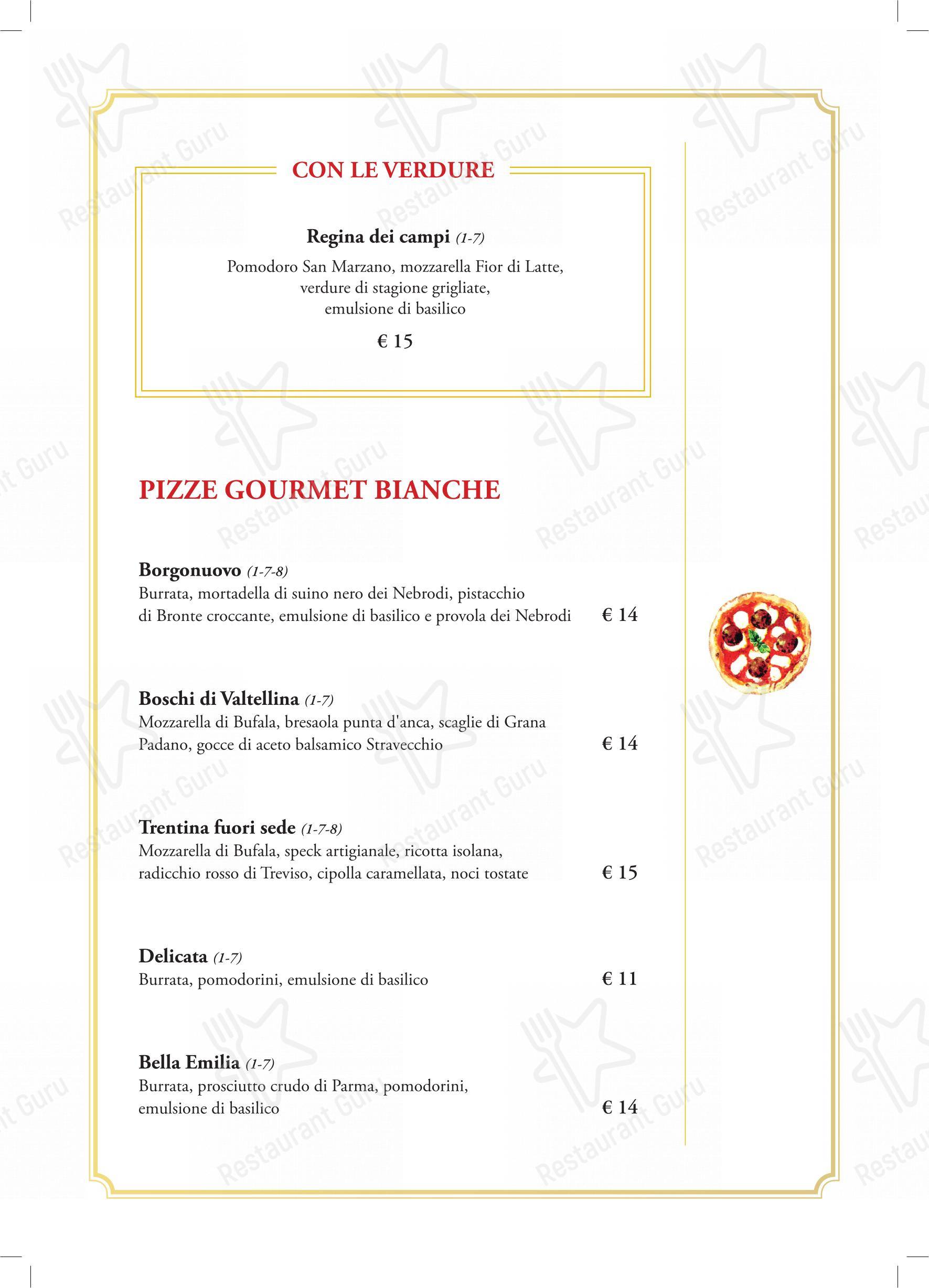 Menu per Ristorante Borgo Nuovo in Roma