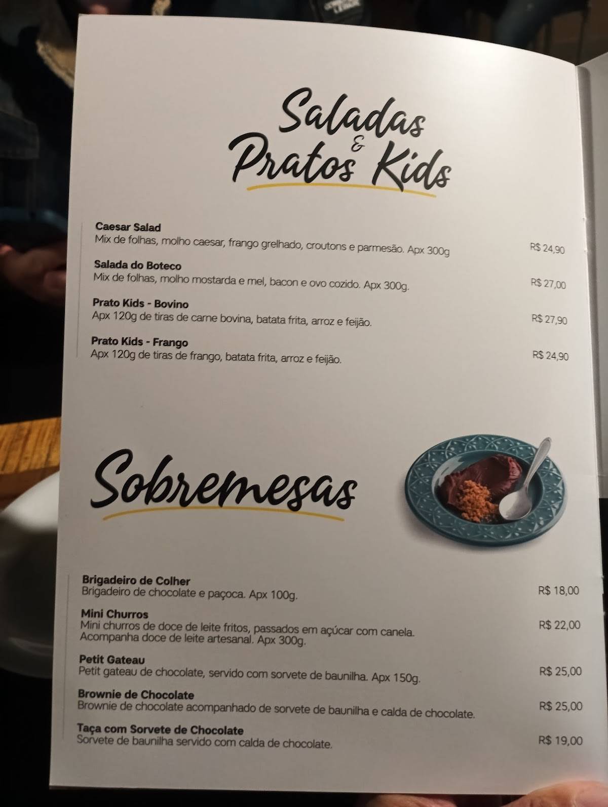 Boteco Curitiba - Novo Mundo cardápio