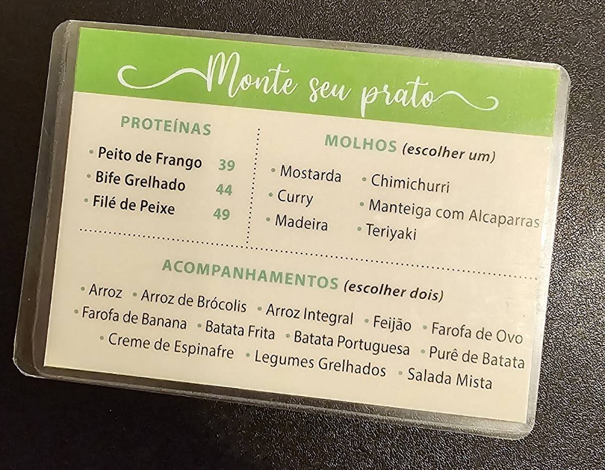 Botequim cardápio