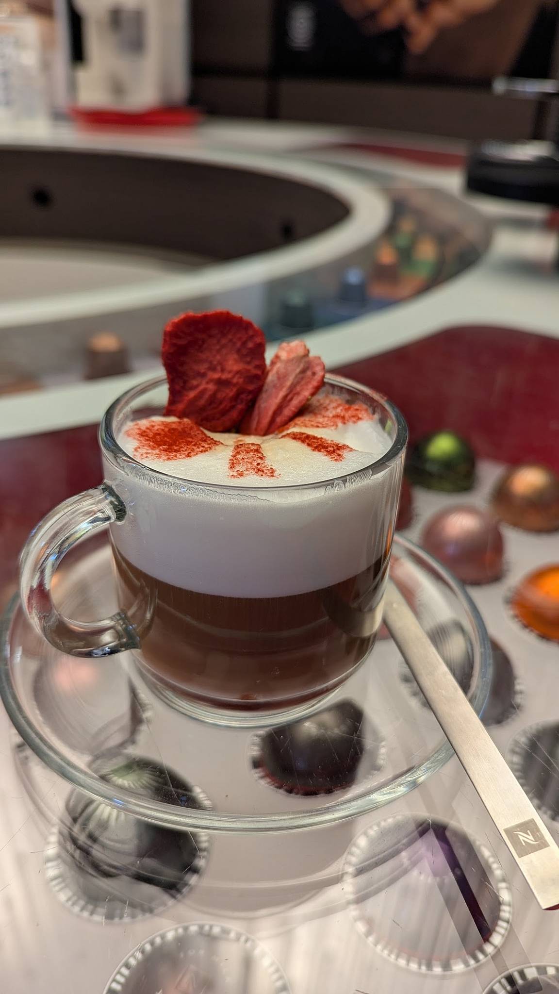 Menu di Boutique Nespresso Roma Frattina 