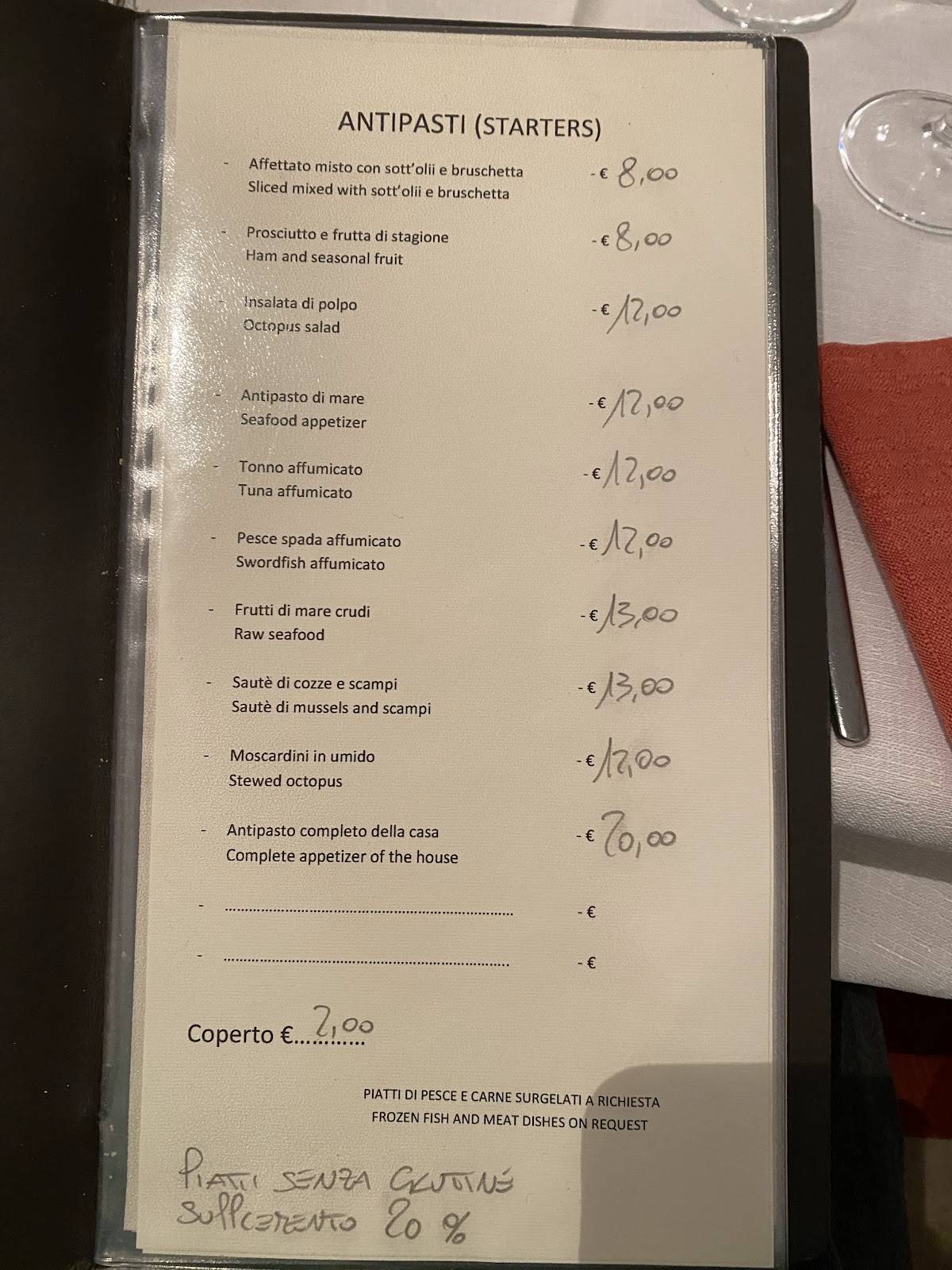 Menu di Box 19 