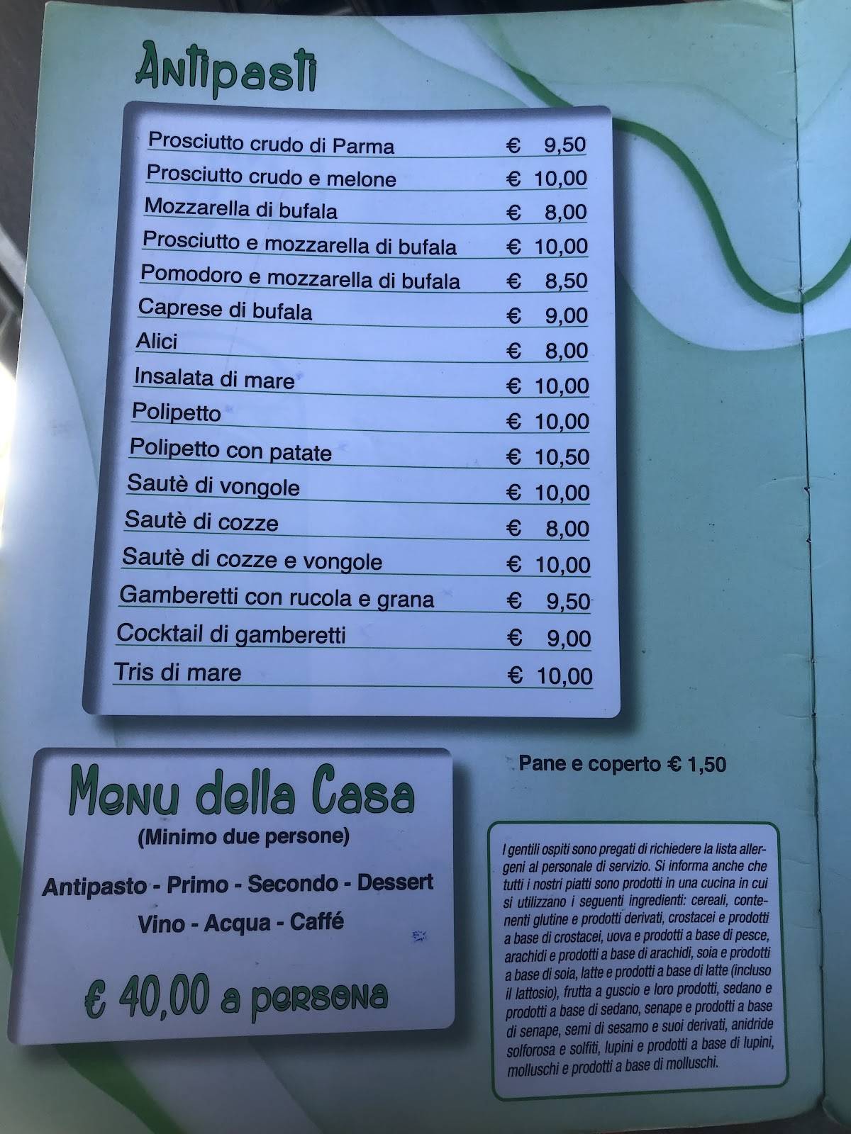 Menu di Brasserie Busseyaz 