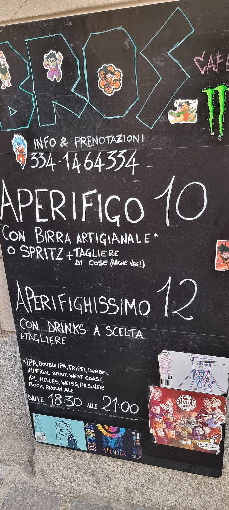 Menu di Bros Café 