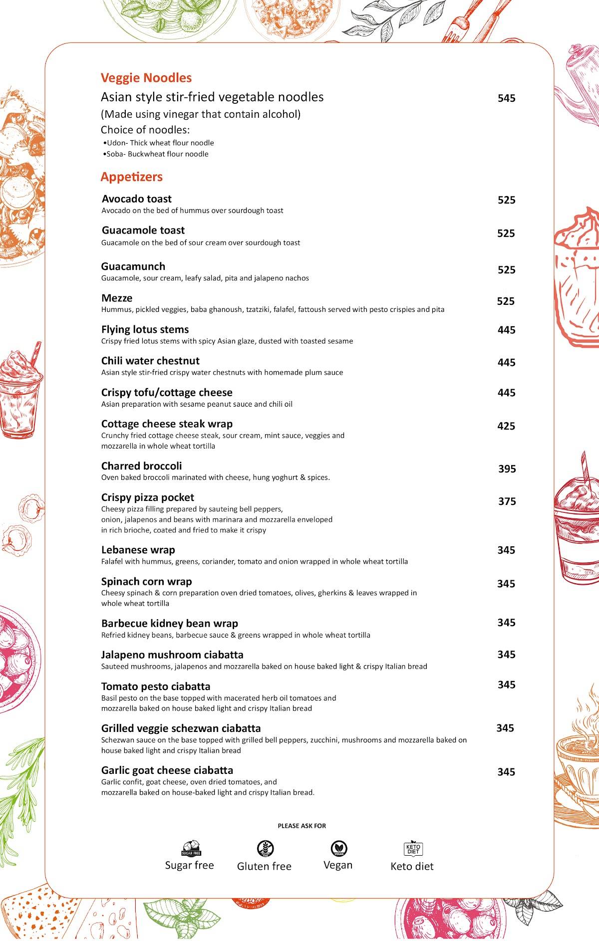 Brot Co. menu