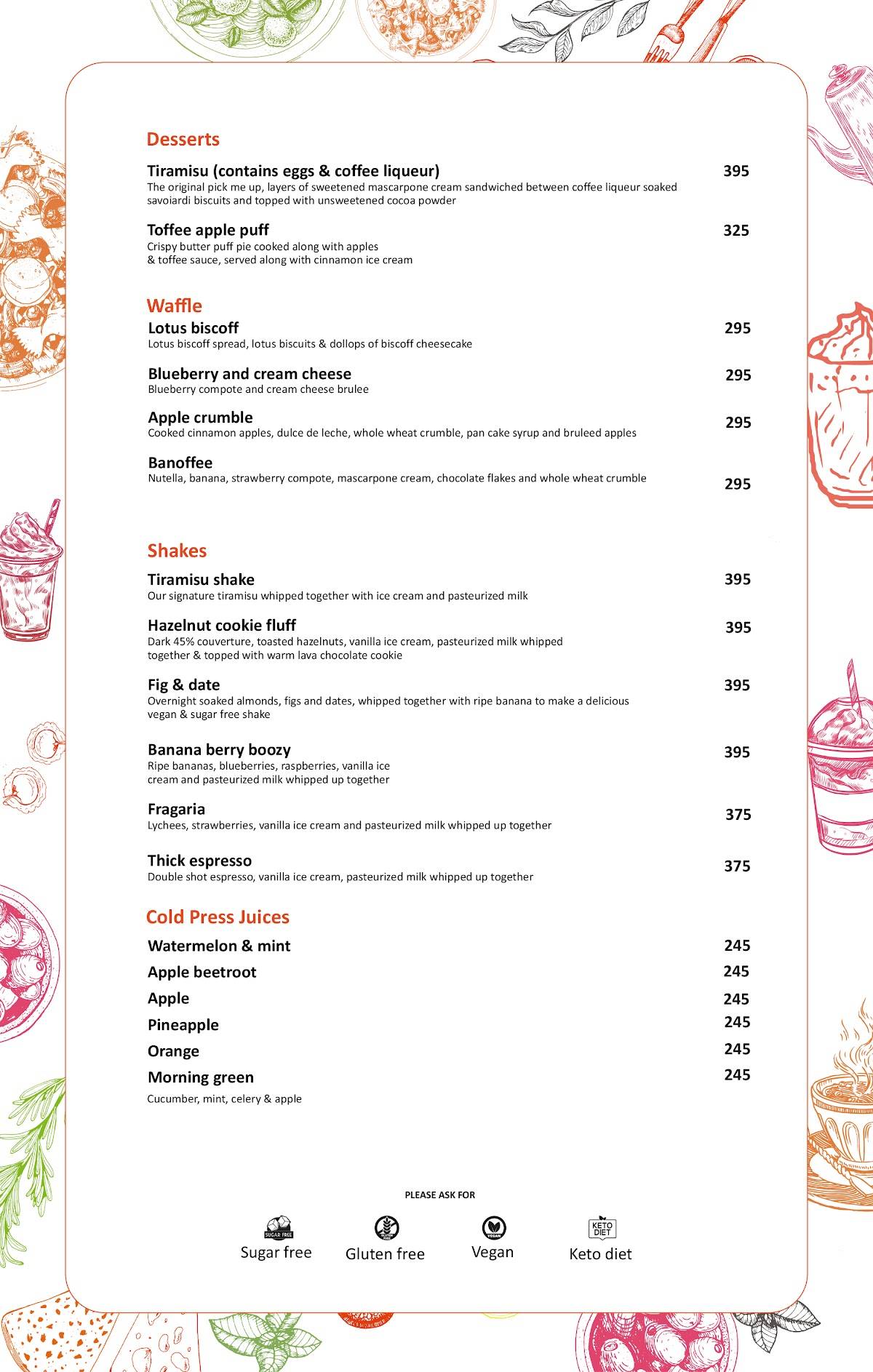 Brot Co. menu