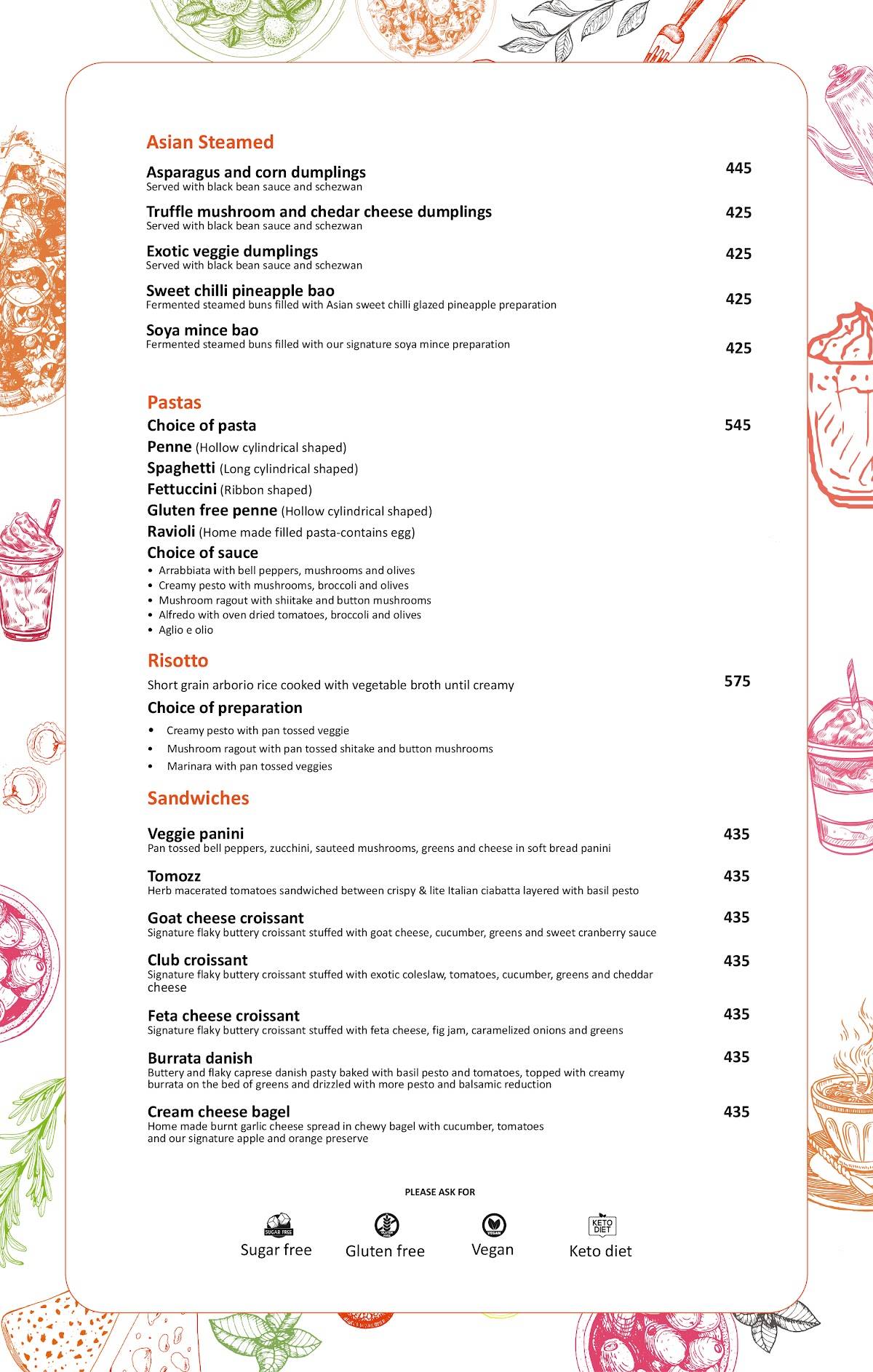 Brot Co. menu