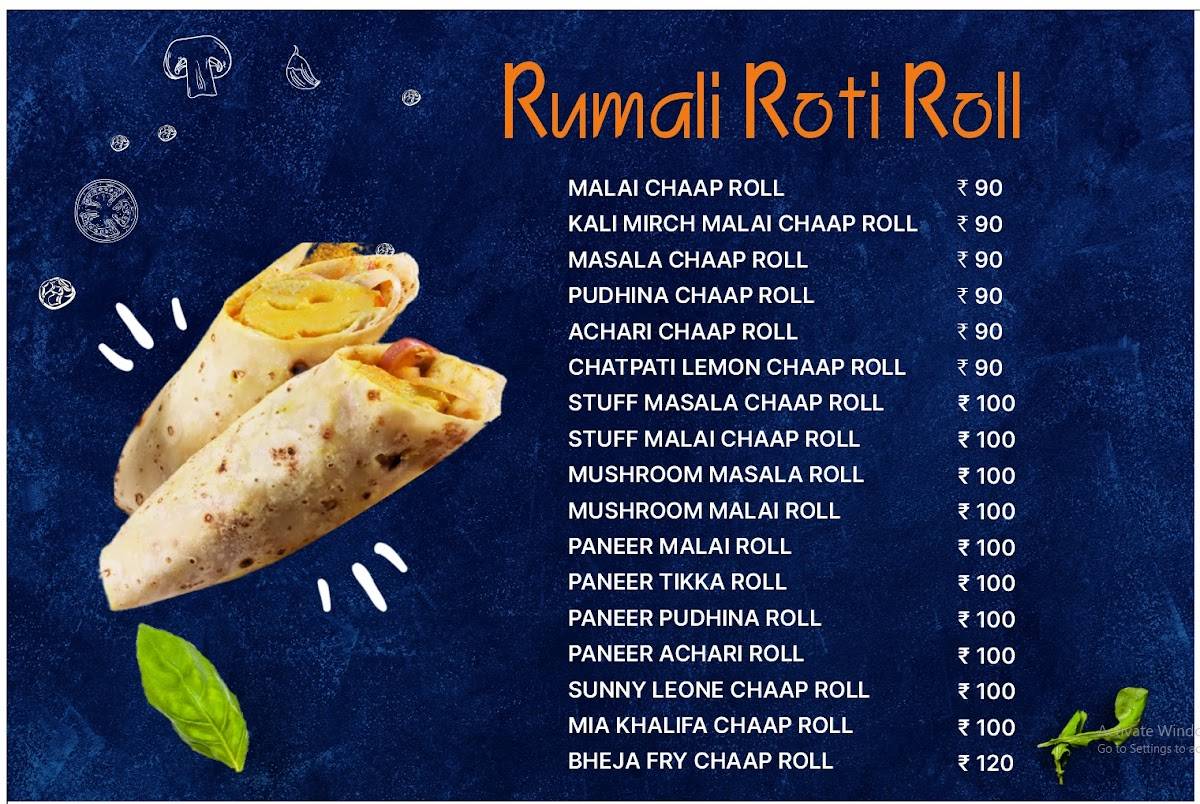 Chatore Restaurent & Cafe menu