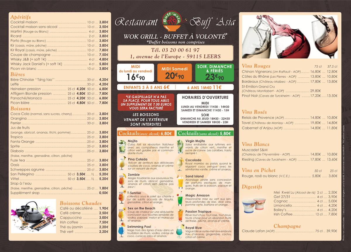 Menu de Buff asia