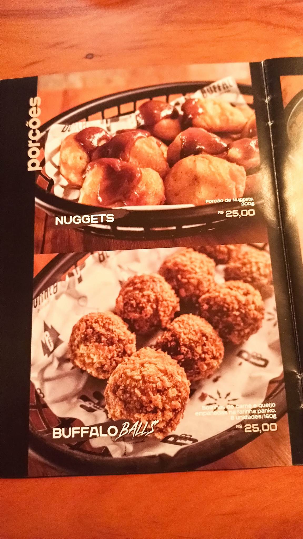 Beak Burguer cardápio