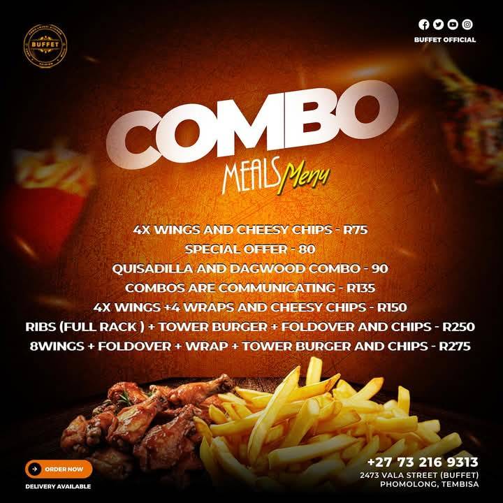 Menu de Buffet