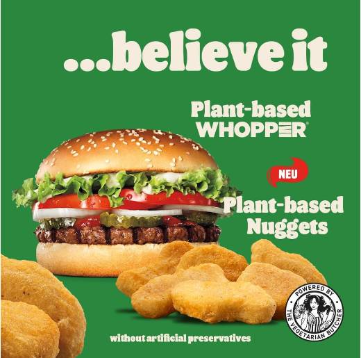 Menu di Burger King 