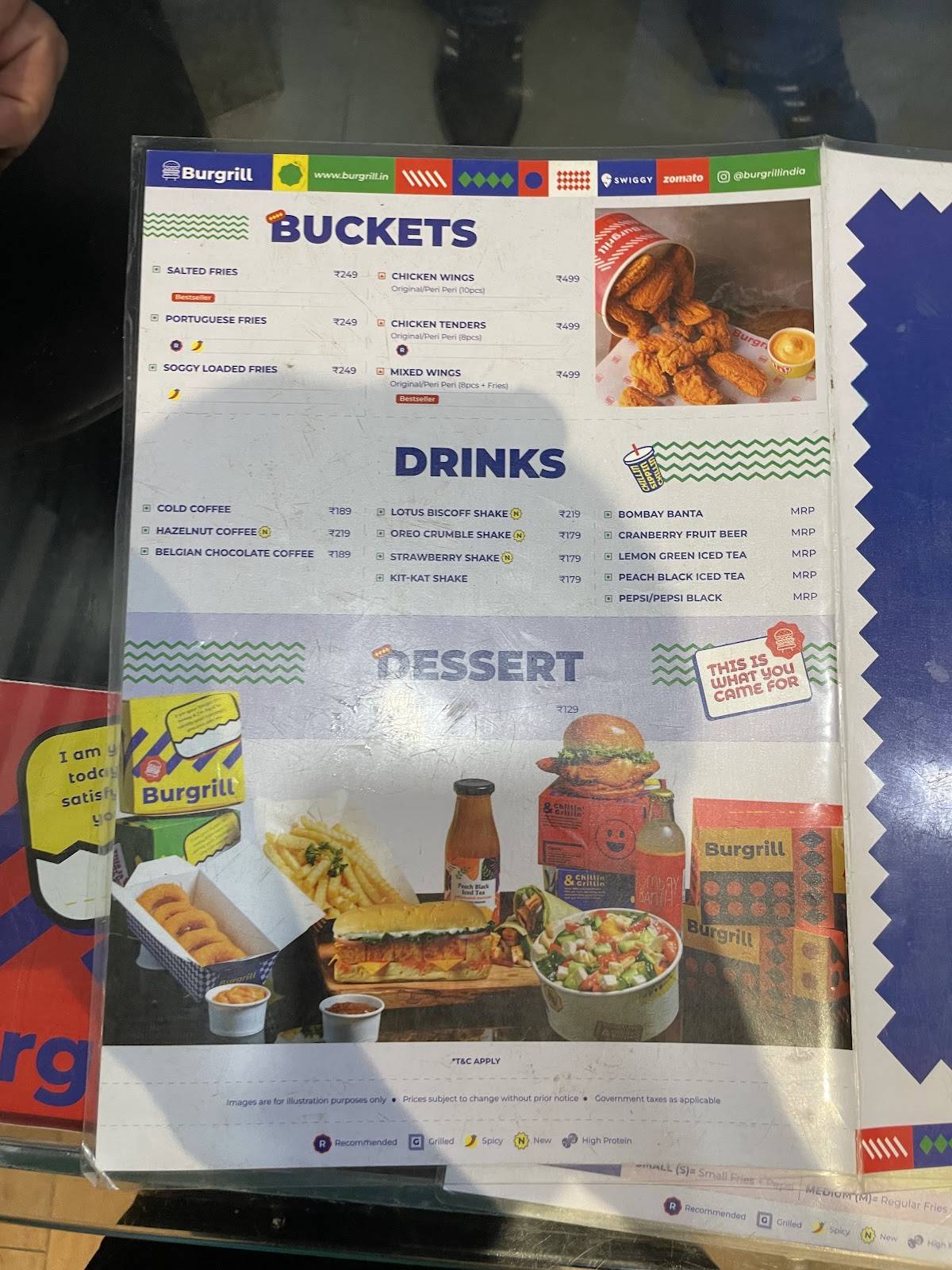 Burgrill - The OG's of Grilled Burgers menu