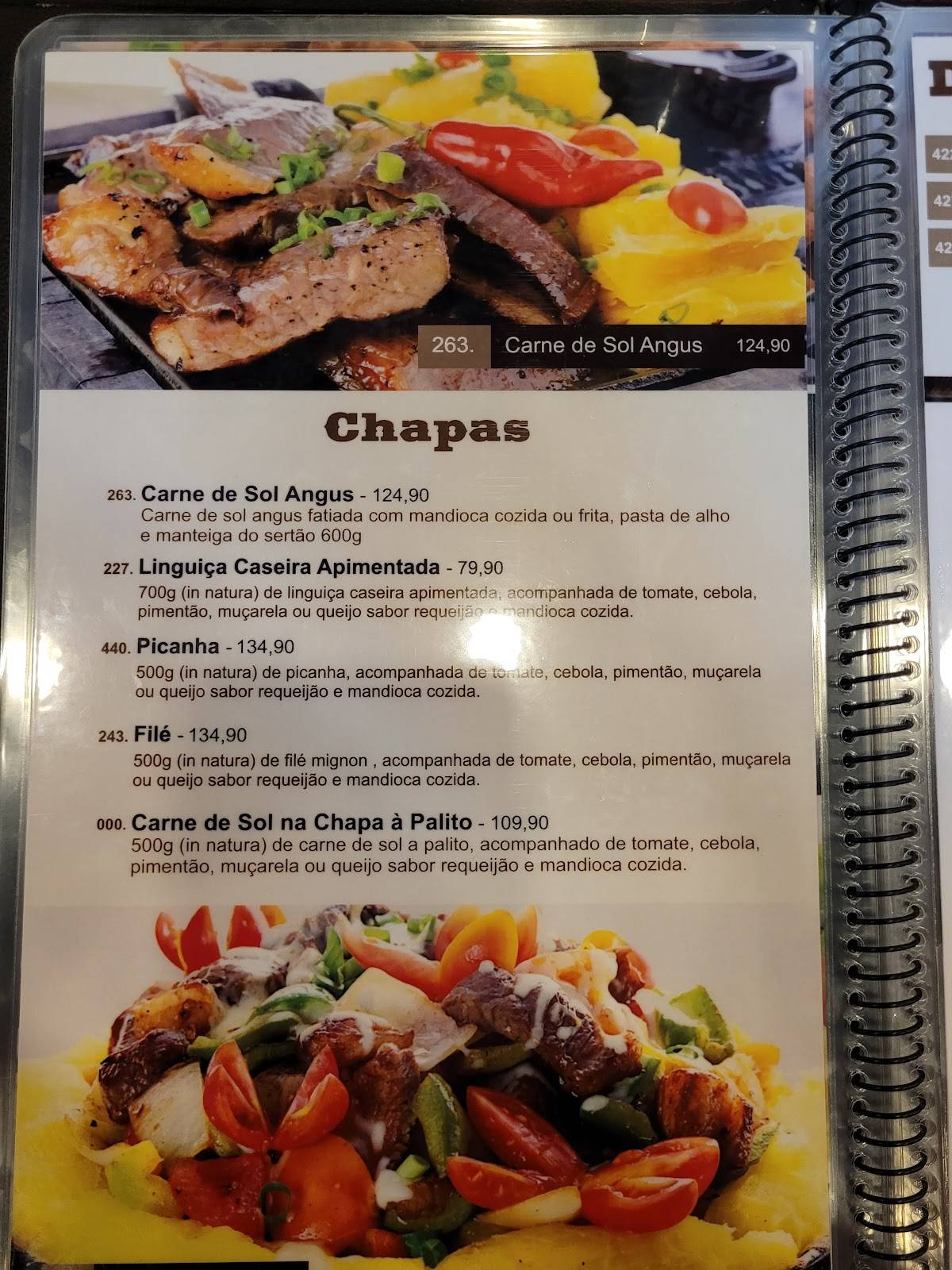 Buteco do Simprão cardápio