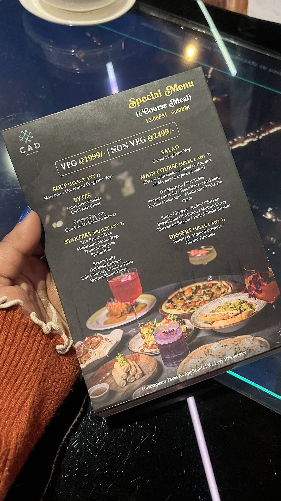 CAD TECH BAR & CRAFT KITCHEN menu