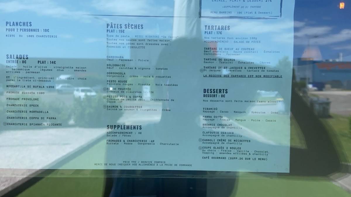 Menu de Caffè VERGNANO