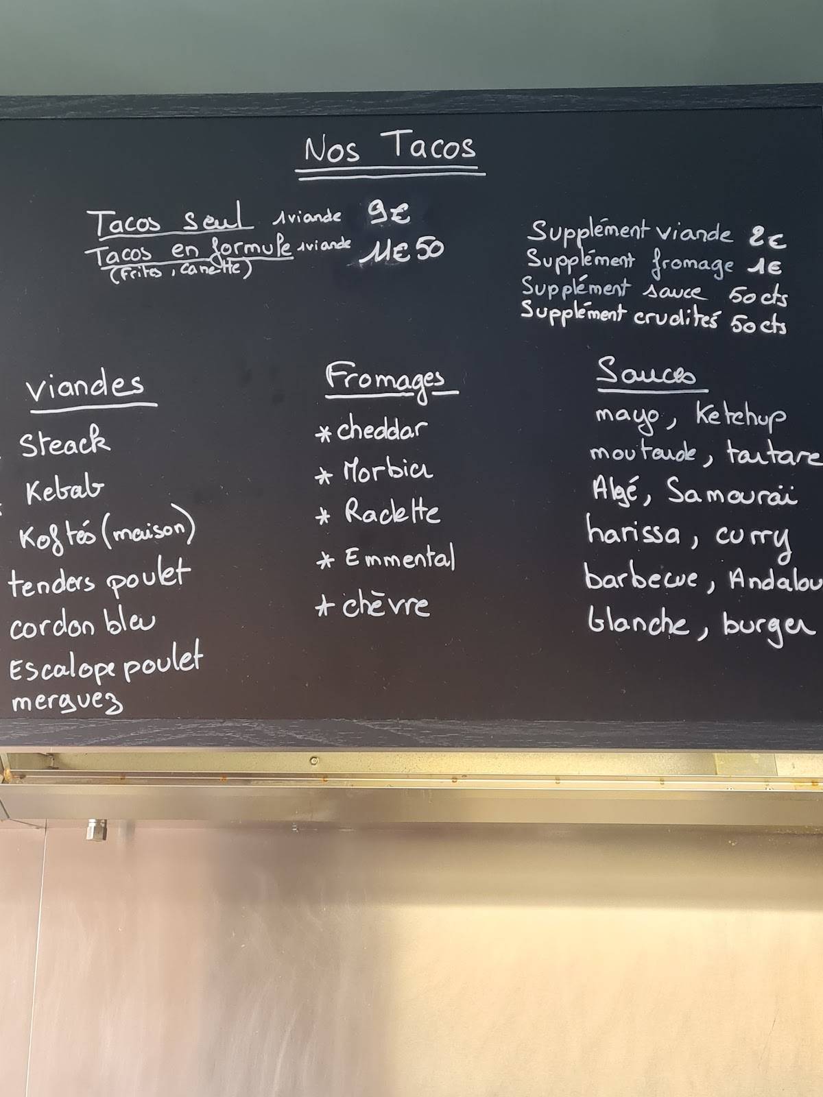 Menu de CDLP EXPRESS