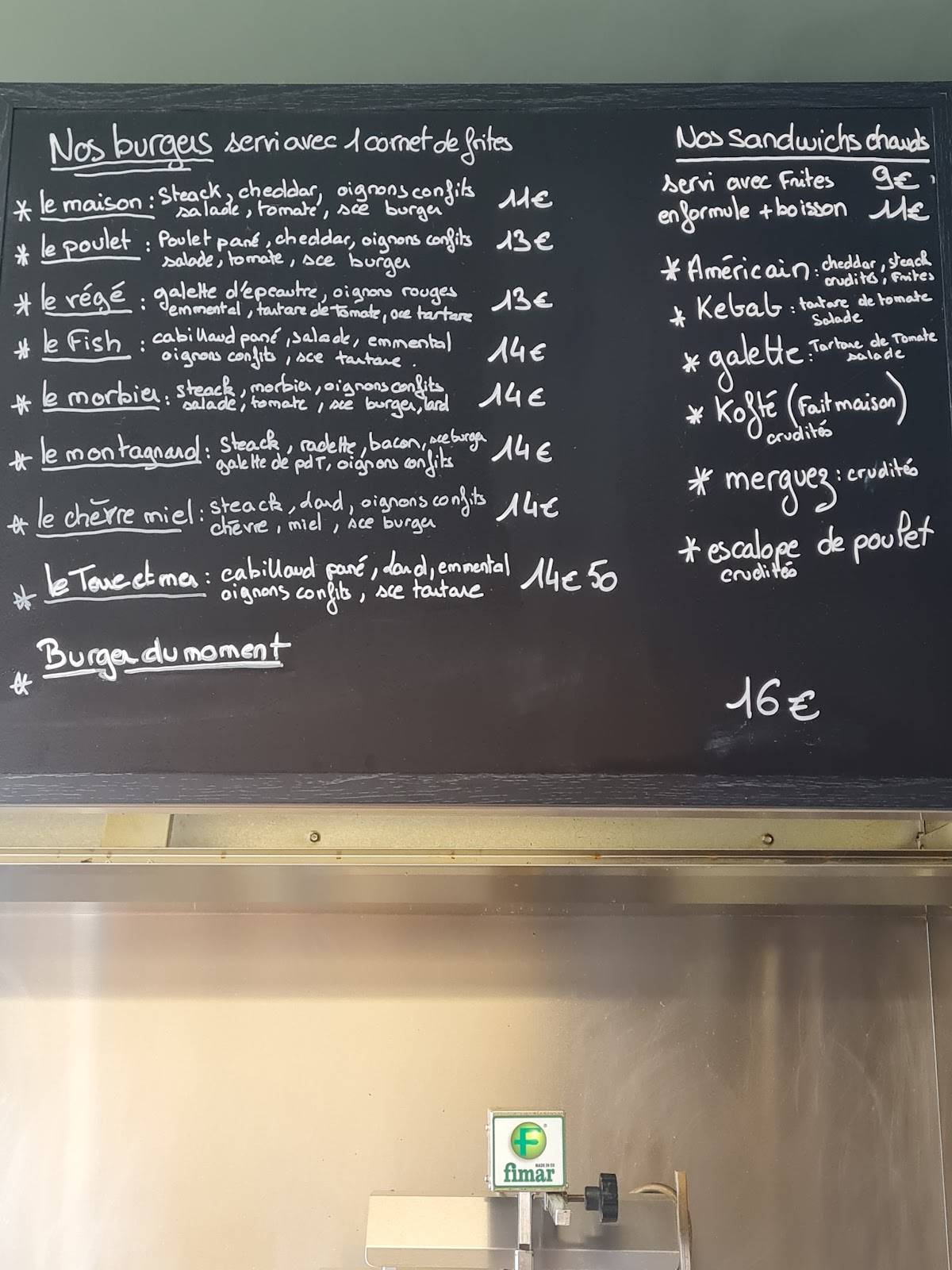 Menu de CDLP EXPRESS