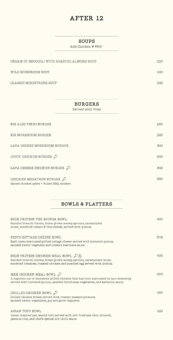AMA Cafe Rajpur Road menu