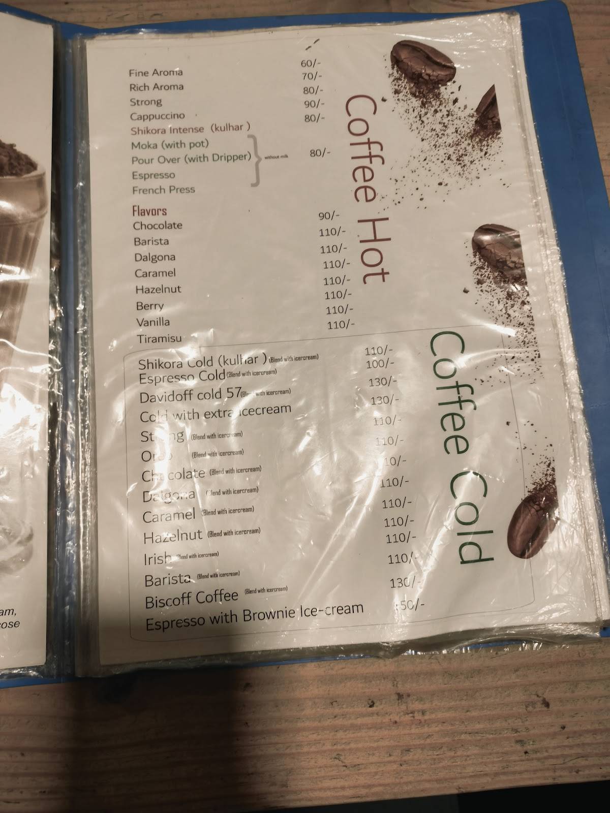 Badnaam Bawarchi - A Rooftop Café menu