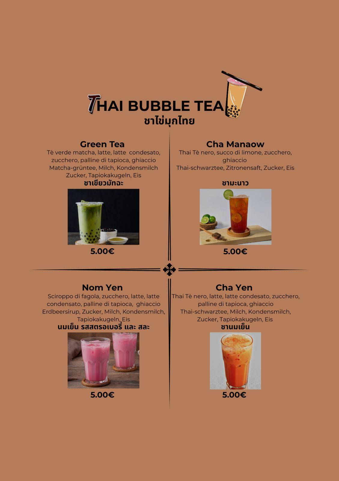 Menu di Café Bai Bua 