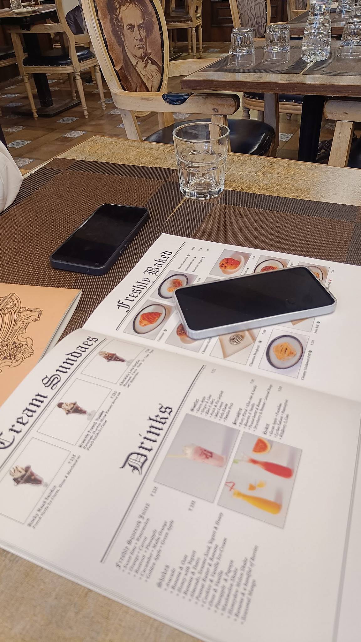Bake House Cafe menu
