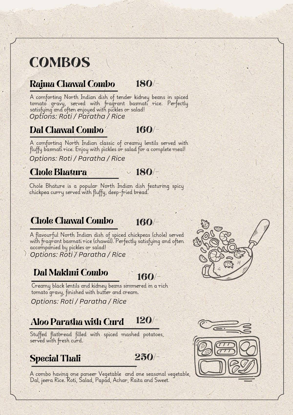 Bastar Heritage Cafe menu