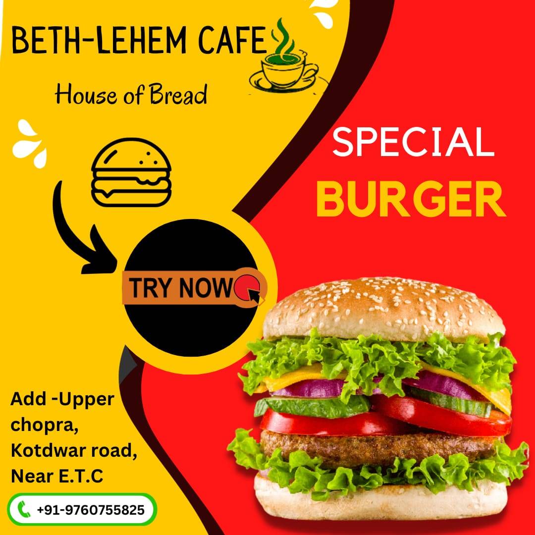 Cafe Beth-lehem menu