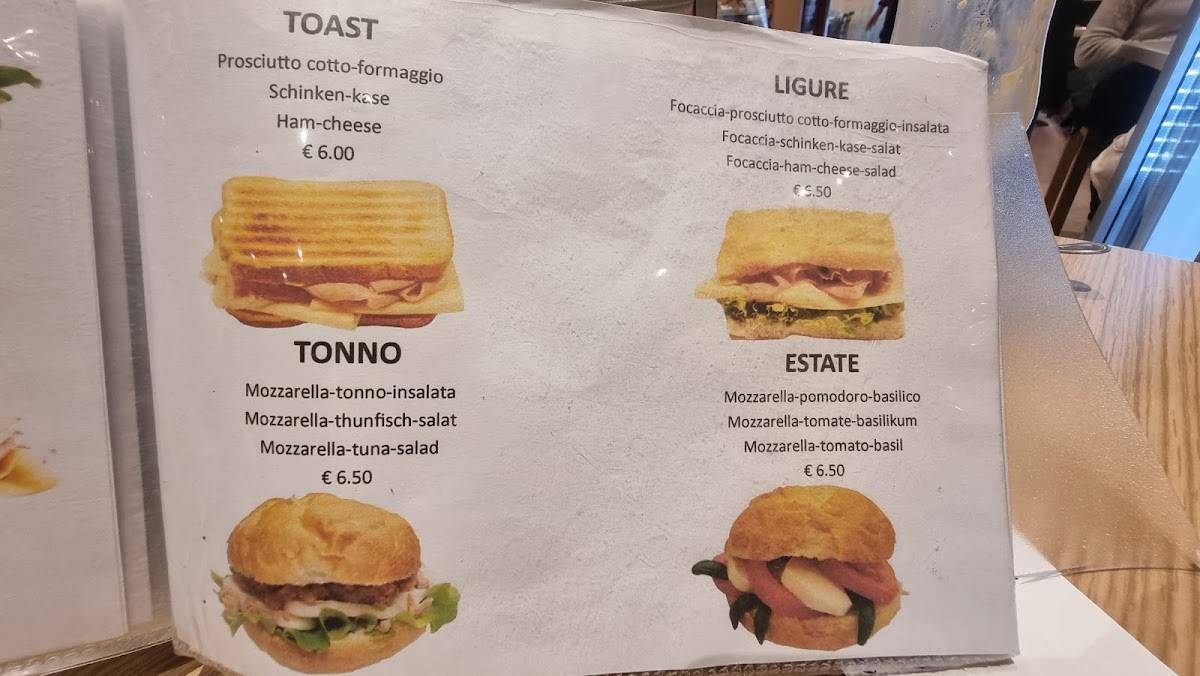Menu di Casa del Caffè 