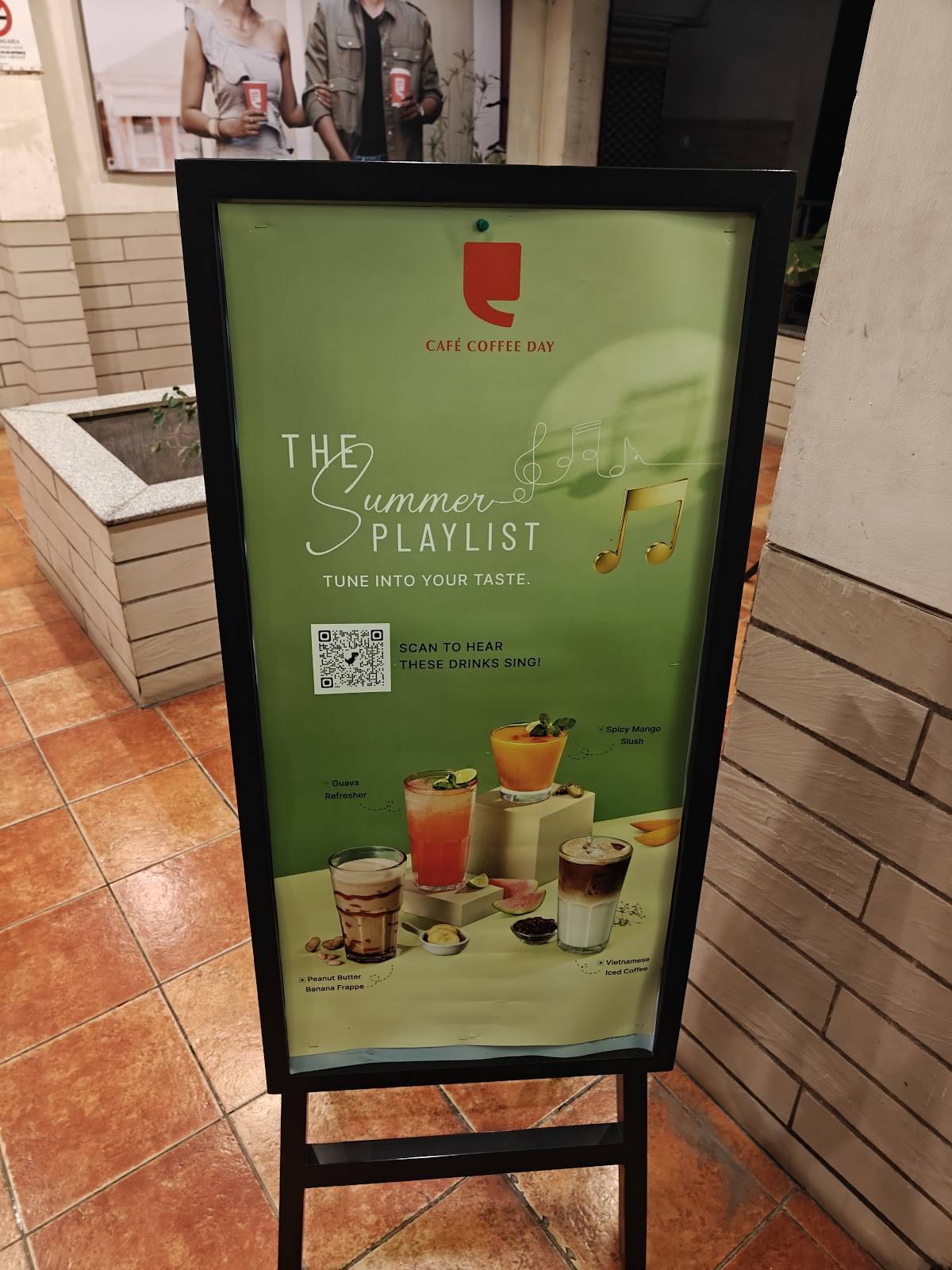 Café Coffee Day menu