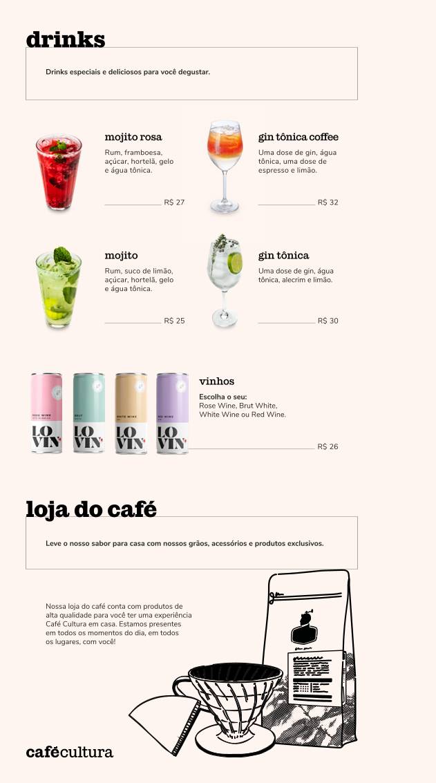 Café Cultura - Village Mall cardápio