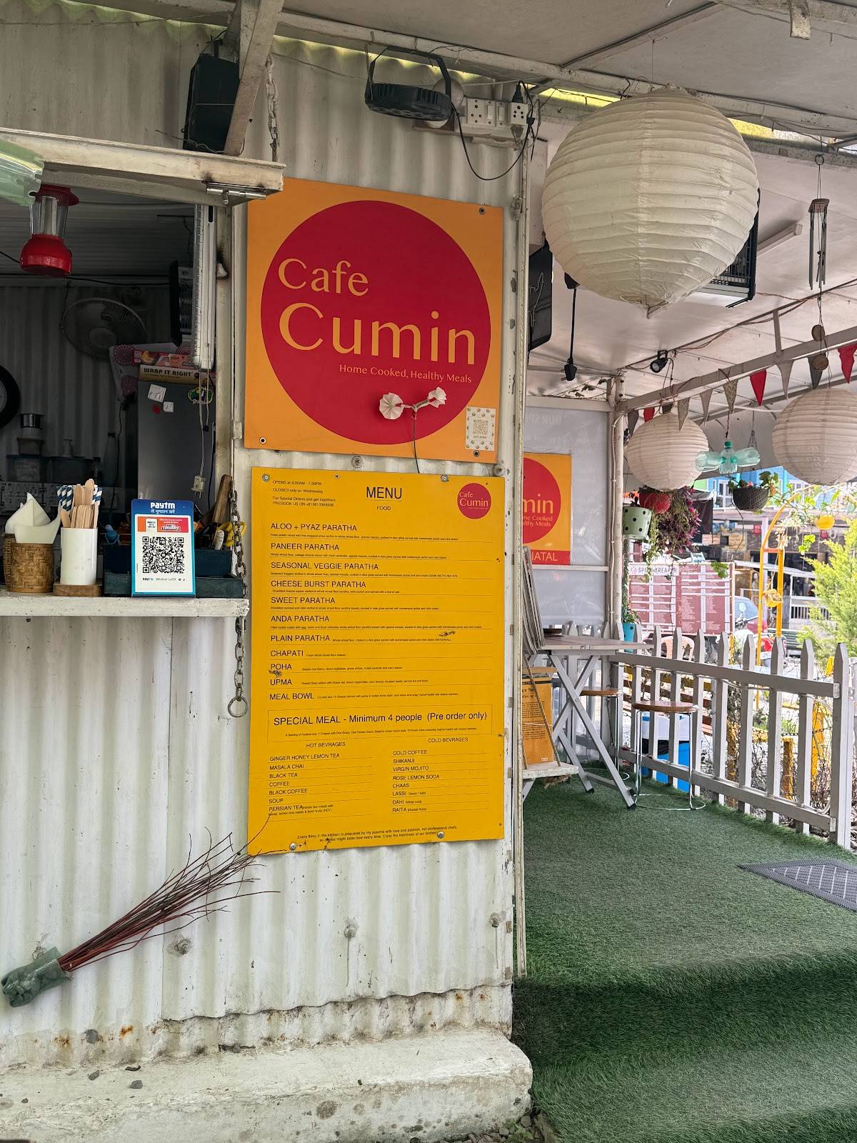 Cafe Cumin : Best Paranthas and homely food in and around Naukuchiataal. menu