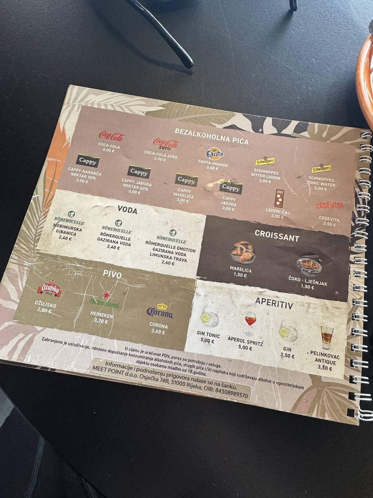 Menu di Cafe Frei Pula 