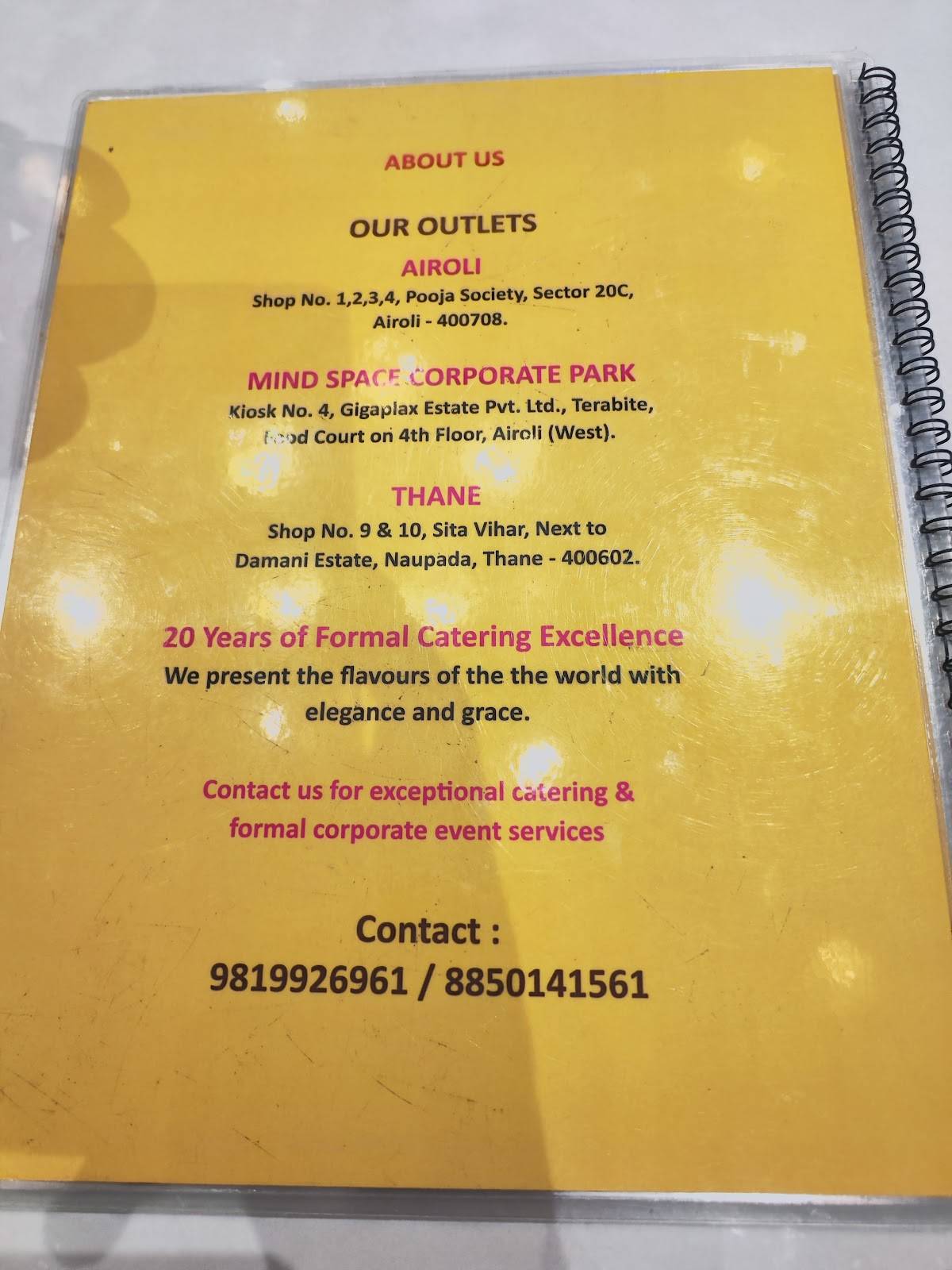 Cafe Hawaii Kona menu