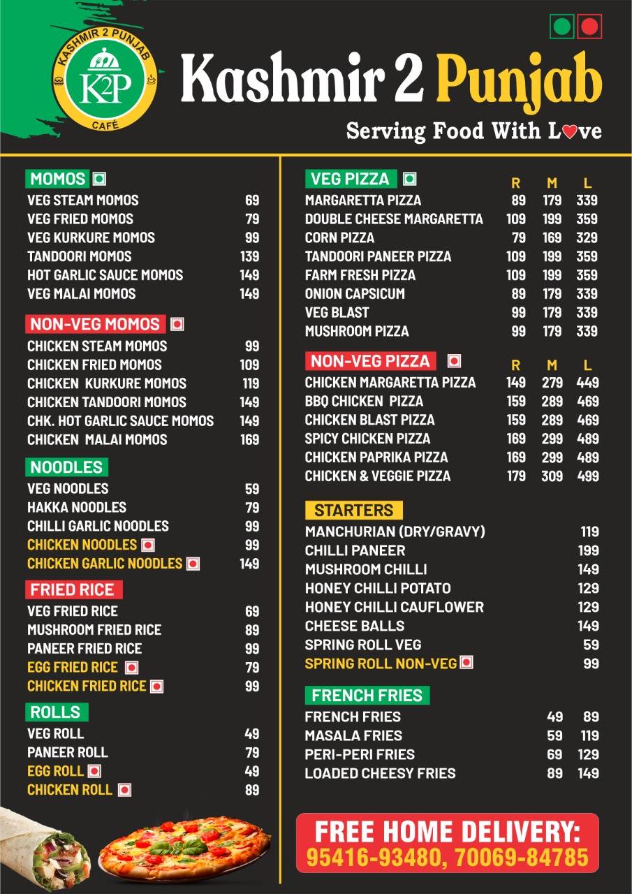 K2P menu