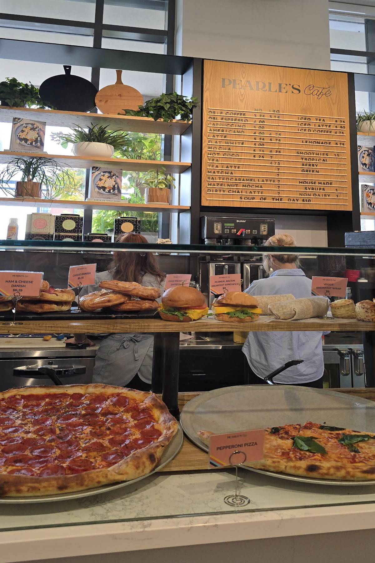 Menu de Pearle's Cafe