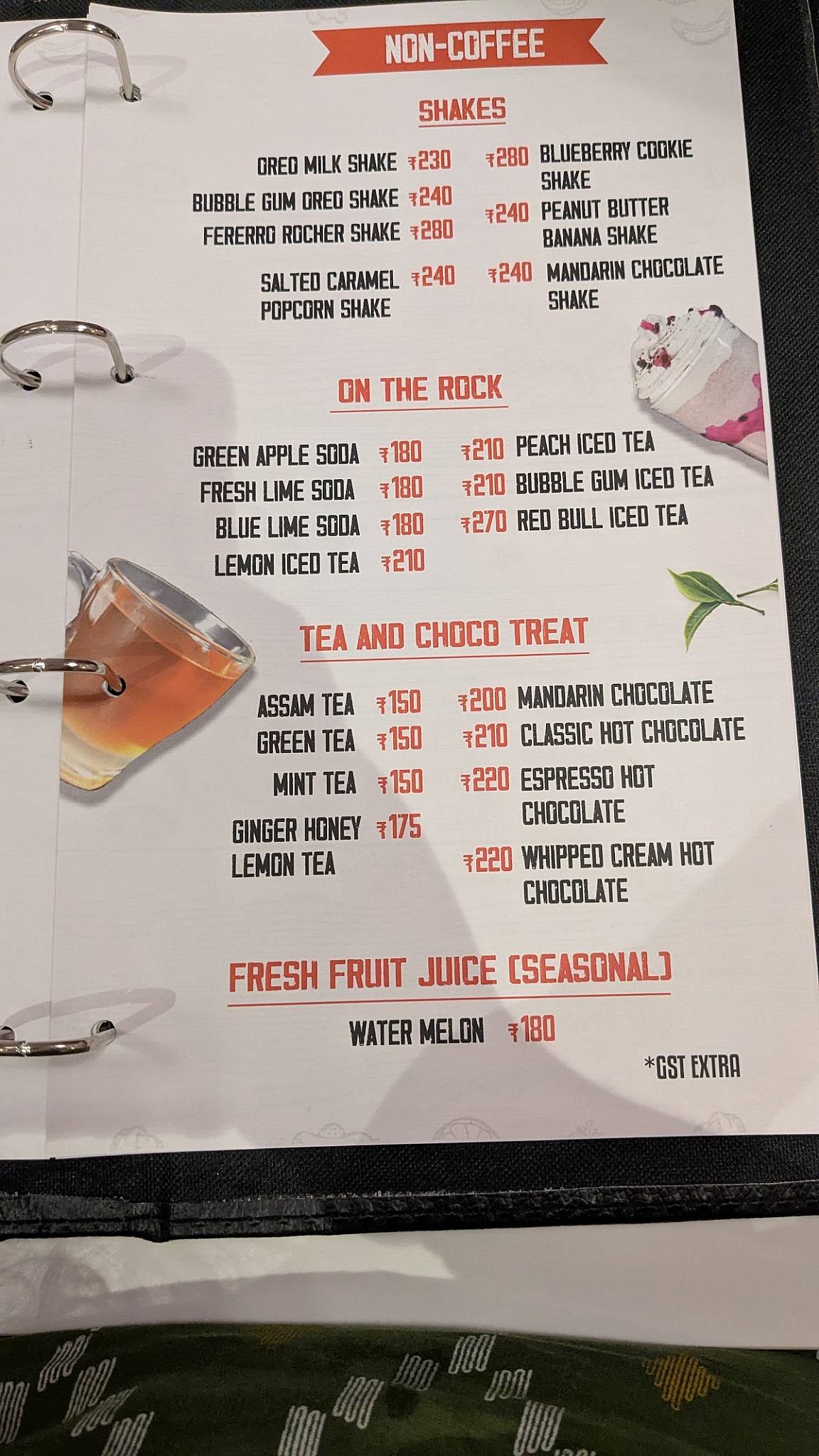 Cafe Peter Baner menu