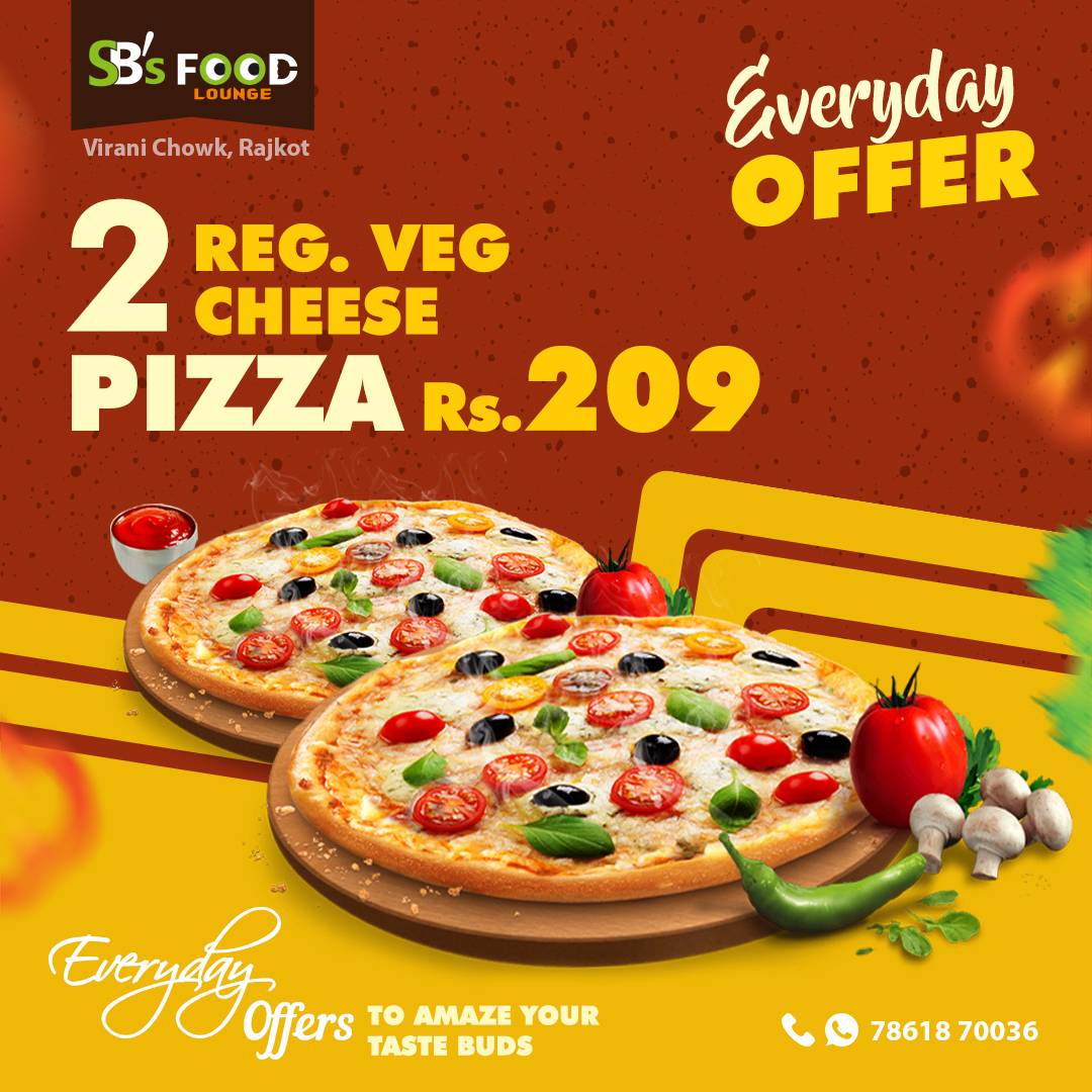 SB's Food Lounge menu